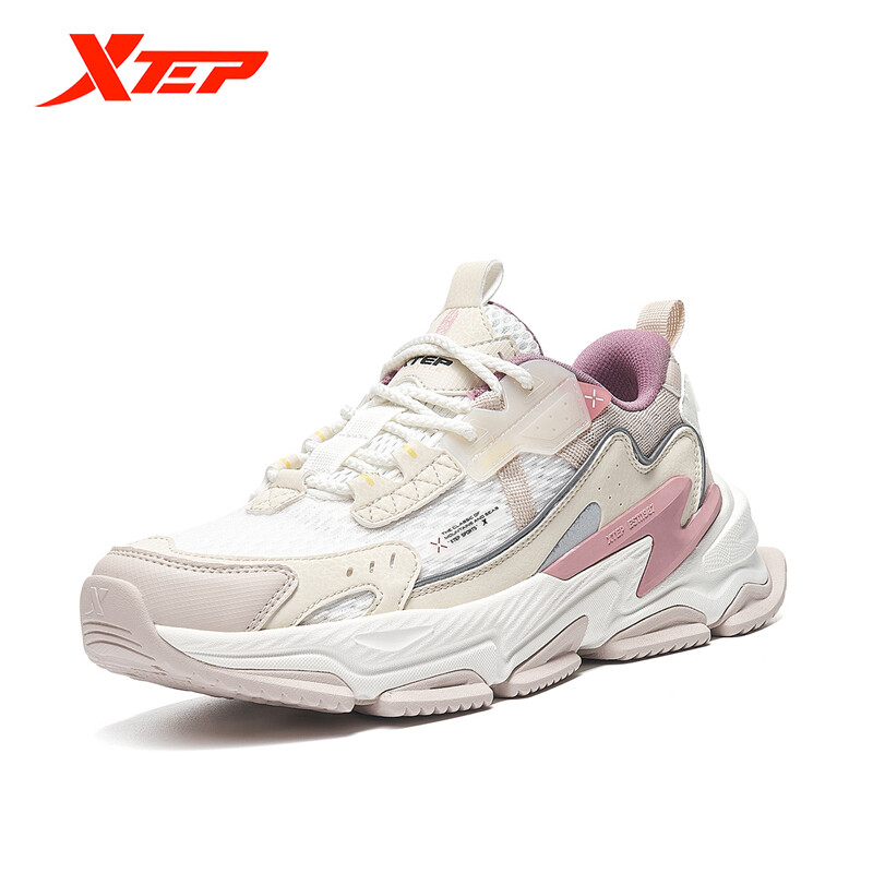 Xtep Women's Casual Shoes [Shanhai Series] New style Shanhai Biyi fashion cushion old shoes 878118320021