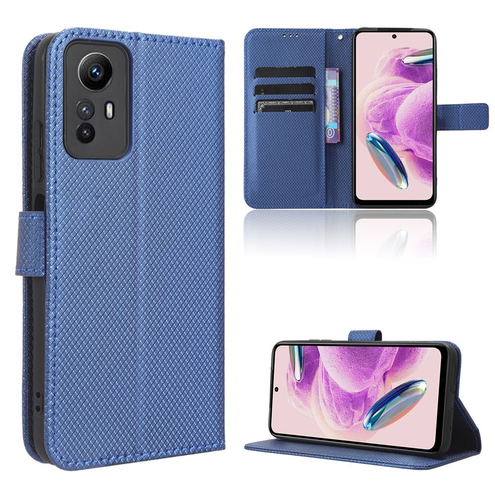 Redmi Note 12S Case Flip Phone Holder Stand Redmi Note 12S Casing Wallet PU Leather Back Cover