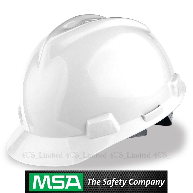 MSA V-Gard Safety Helmet : White