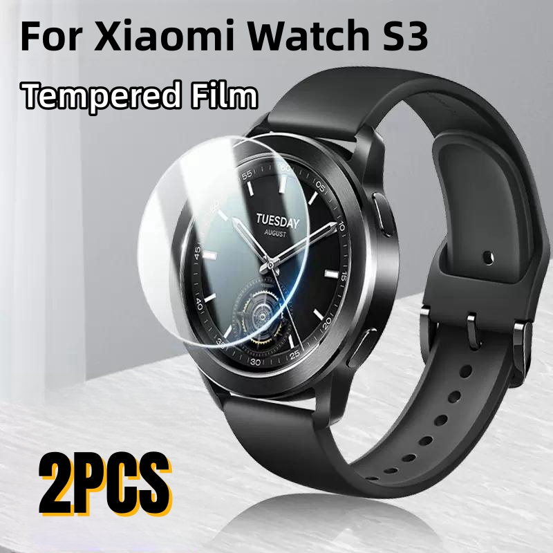 2PCS Tempered Glass For Xiaomi Watch S3 HD Clear Full Coverage Screen Protector For Xiaomi Watch S3
