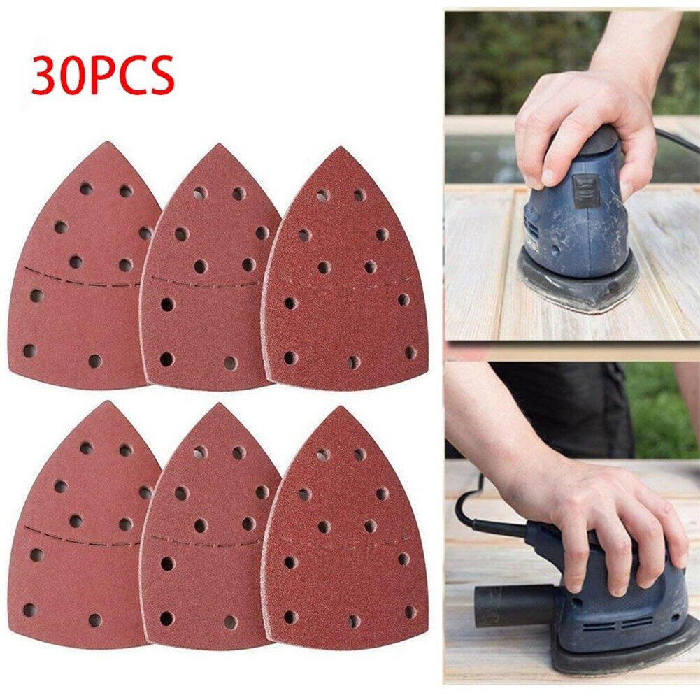 Sandpaper Sanding Sheets Polishing Leather Grinding 152*105mm Reddish Brown
