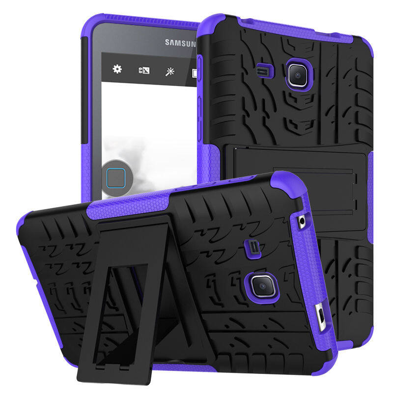 Case For Samsung Galaxy Tab A A6 7.0 inch 2016 T280 T285 SM-T280 SM-T285 Cover Tablet TPU & PC Armor Dazzle Hybrid Armor Kickstand Cases Funda