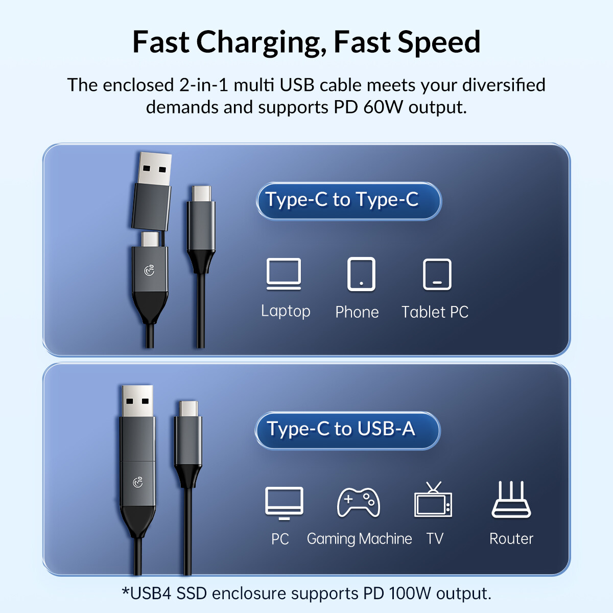 ORICO Hộp Đựng SSD M.2 Giao Thức Kép Hỗ Trợ Ổ SSD M2 NVMe SATA NGFF 10Gbps PCIe M Key 6Gbps Vỏ Bọc Ổ Cứng USB C Phím M & B