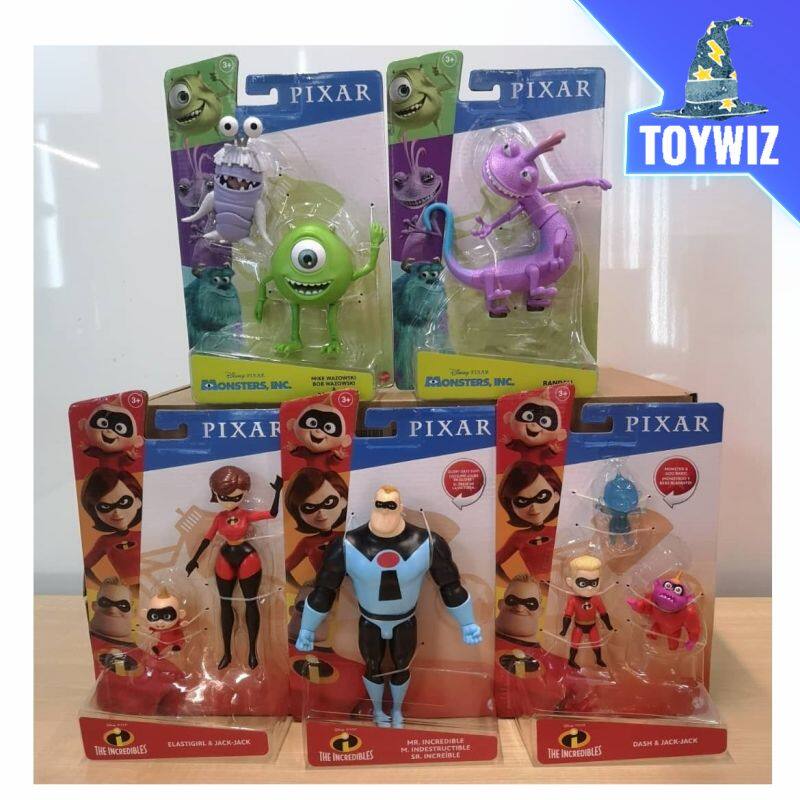 Disney Pixar The Incredibles & Monsters, Inc. (Dash, Mr. Incredible ...