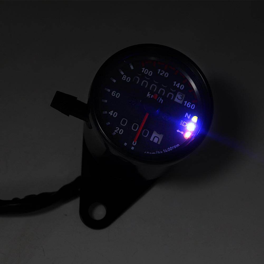 Motorcycle Speedometer Odometer with Neutral Gear Turn Signal Indicator