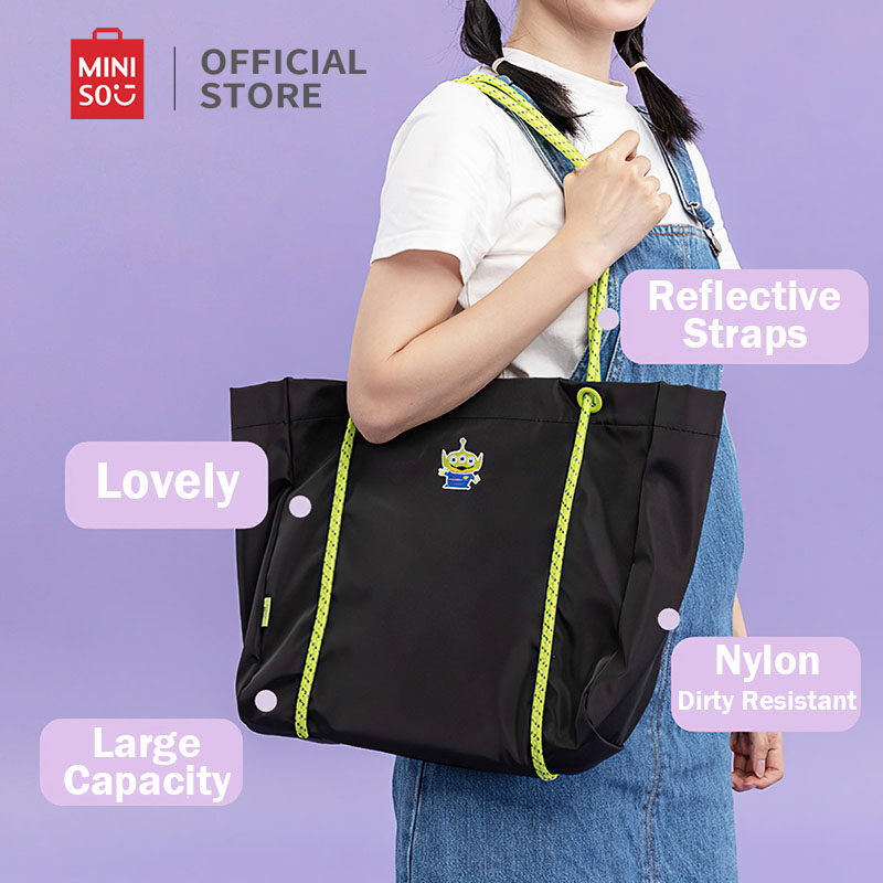 Miniso tote bag on sale price