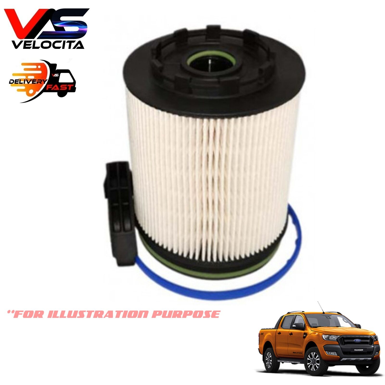OEM FUEL FILTER FORD RANGER 2.0 T7 (KTJB3G9176AA) Lazada