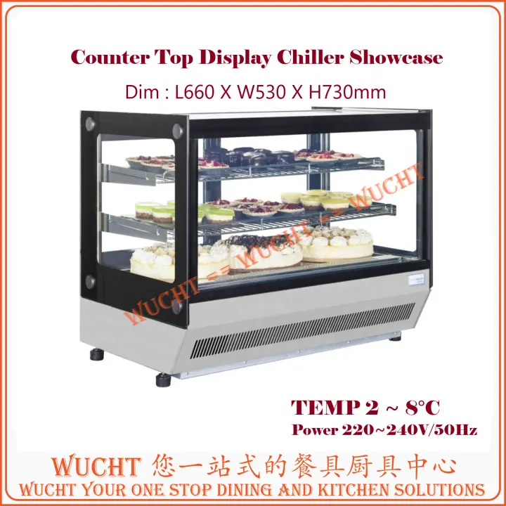 Wucht 26 L660mm Mini Counter Top Display Chiller Table Top Display Cake Showcase Cake Chiller Lazada