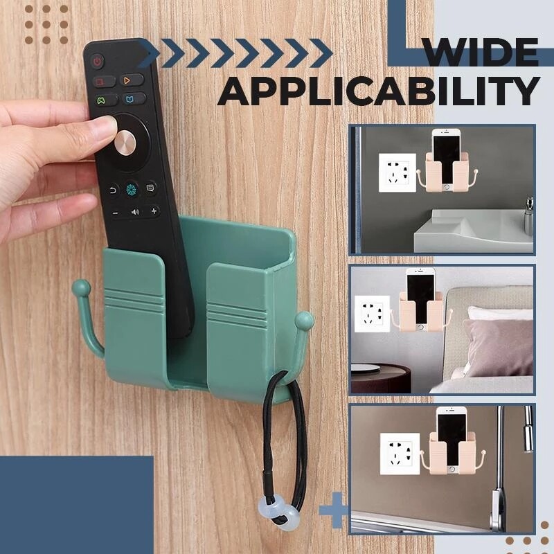 Multifunctional Wall Mounted Storage Box With Remote Control Mobile Phone Charging Storage Box Wall Mounted Storage Box