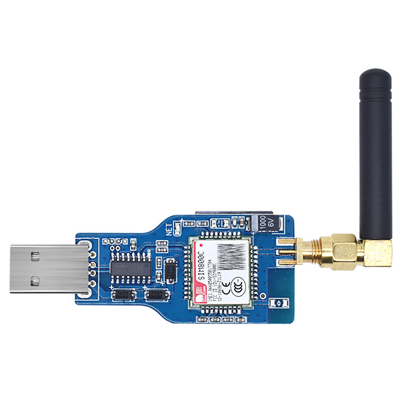 1PCS USB to GSM Module Quad-band GSM GPRS SIM800 SIM800C Module for Wireless Bluetooth SMS Messaging with Antenna