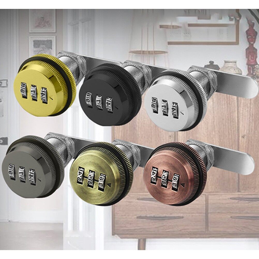 Cabinet Lockers Password Lock 3 Digital Code Box Lock Combination Lock