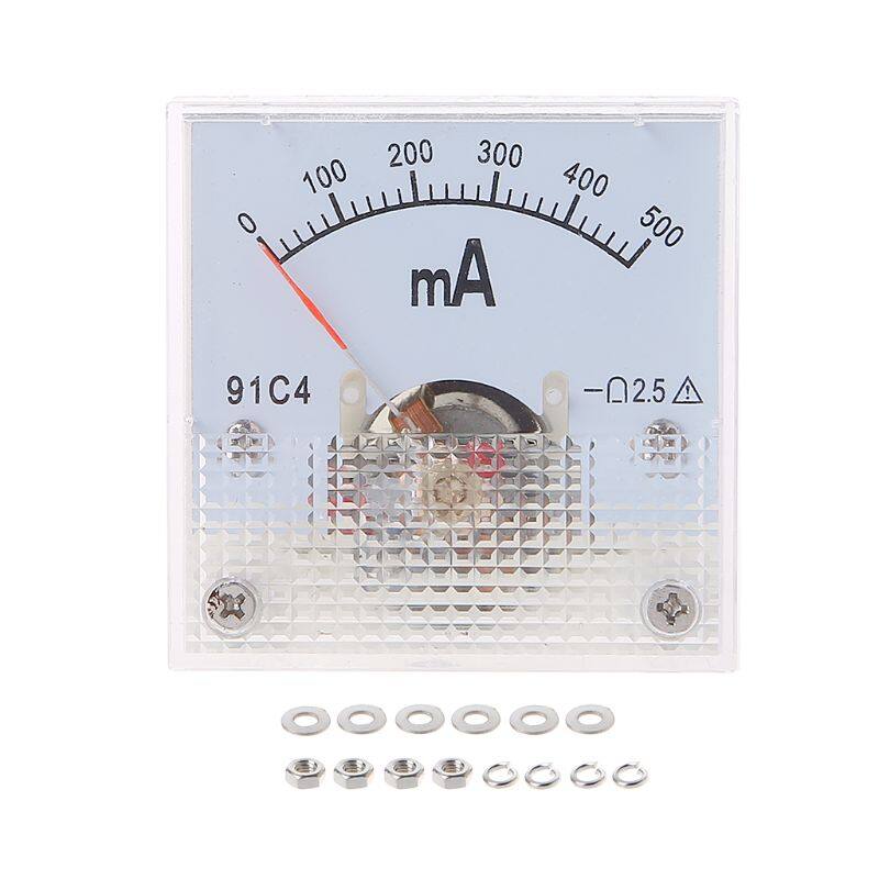 Ampe Kế 91C4 Đồng Hồ Đo Dòng Điện Tương Tự Một Chiều, Con Trỏ Cơ Học Loại 1/2/3/5/10/20/30/50/100/200/300/500mA A