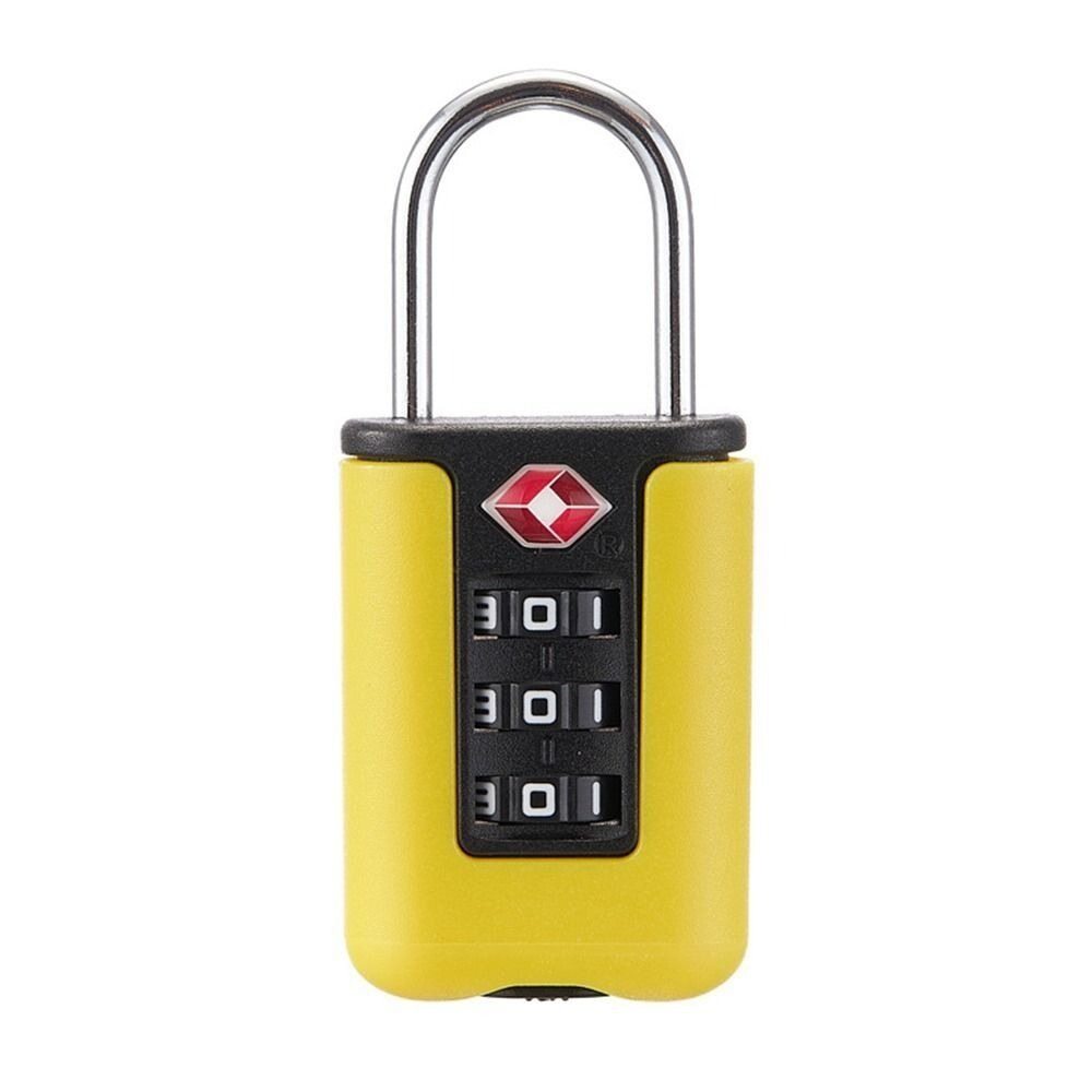 Password Changeable Padlock For Travel Contrast Color Design Travel Lock Password Changeable Travel Lock Customs Code Lock For Luggage TSA Approved Luggage Lock