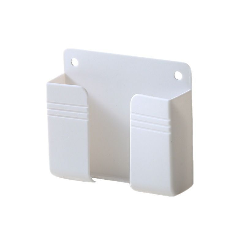 Treo tường hộp sạc điện thoại di động khung dán với điều khiển từ xa cơ sở, lỗ miễn phí tường giá lưu trữ cơ sở