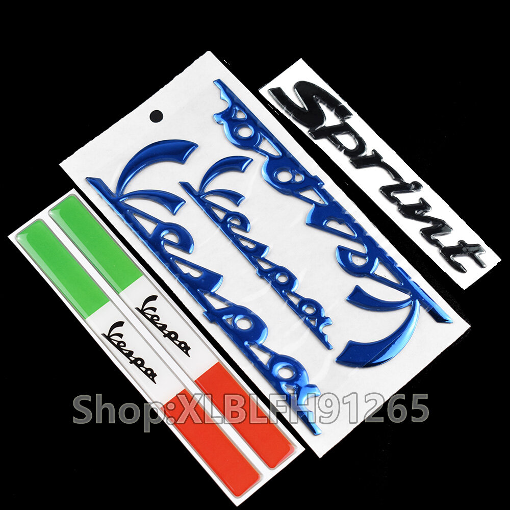 New 3D For Vespa GTS LX LXV Sprint Primavera 50 125 250 300 GTS 300ie S 50 Sprint 50 946 With Glue