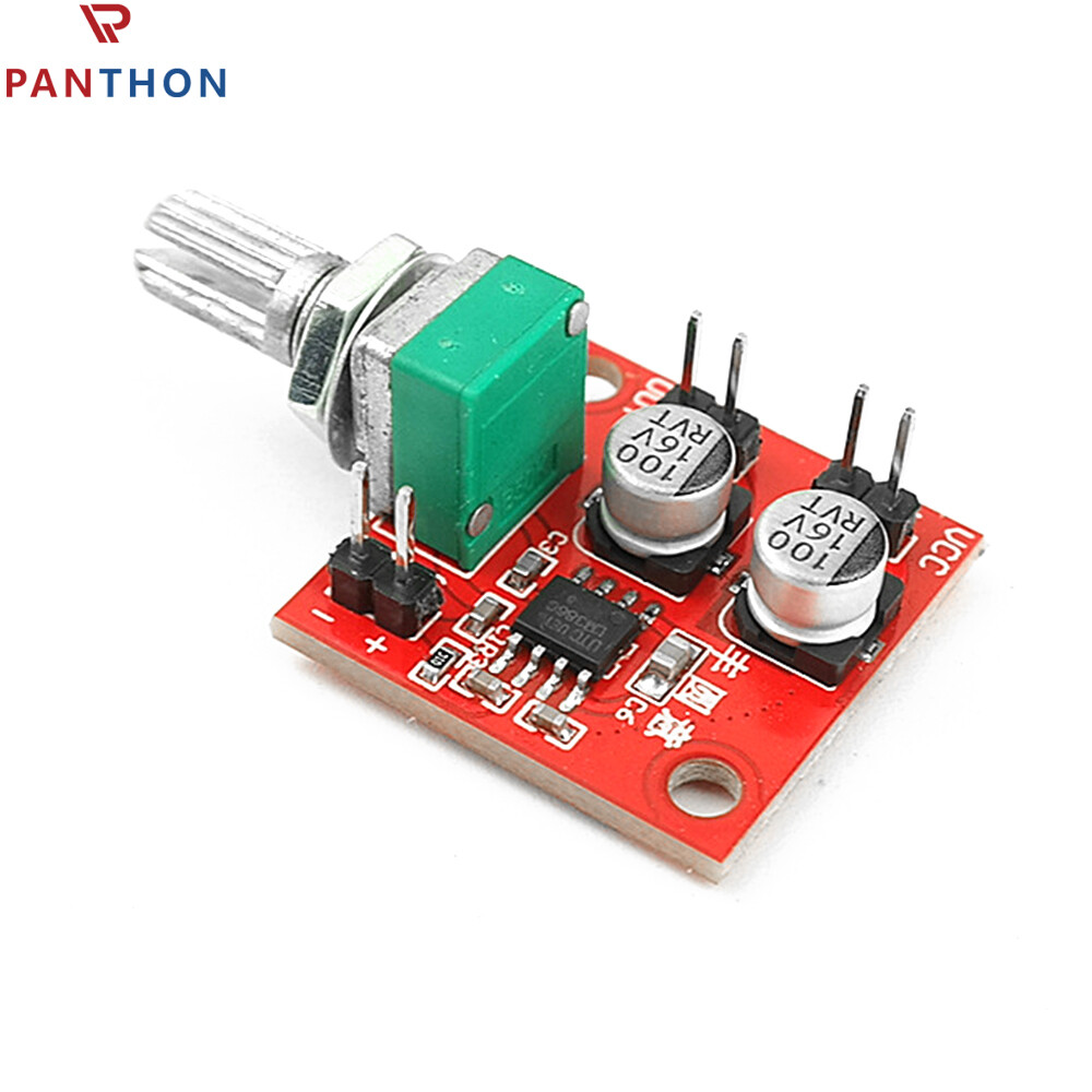 PANTHON DC4-12V LM386 Electret Microphone Amplifier Board Microphone Pickup Module Can Drive Earphones and Small Power Speakers