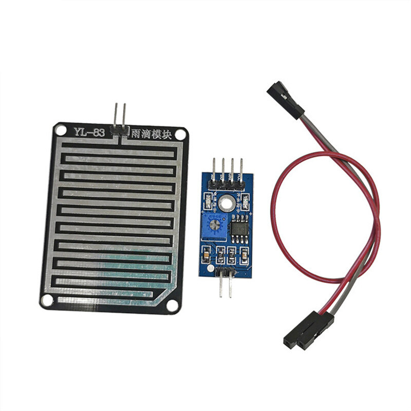 Mô-đun Cảm Biến Phát Hiện Hạt Mưa Tuyết Mô-đun Thời Tiết Mưa Độ Ẩm Cho Arduino Relay Mô-đun Điều Khiển Mô-đun Cảm Biến Nước Mưa
