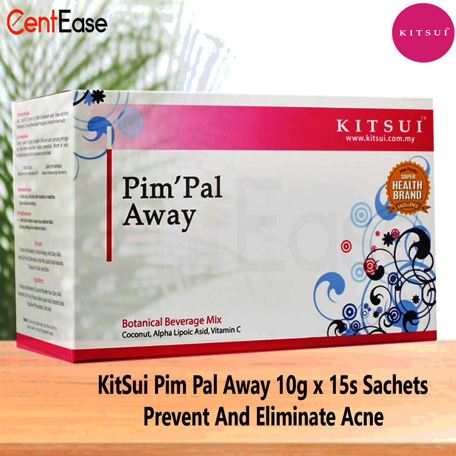 Kitsui Pim Pal Away 10g X 15s Sachets Prevent And Eliminate Acne Lazada