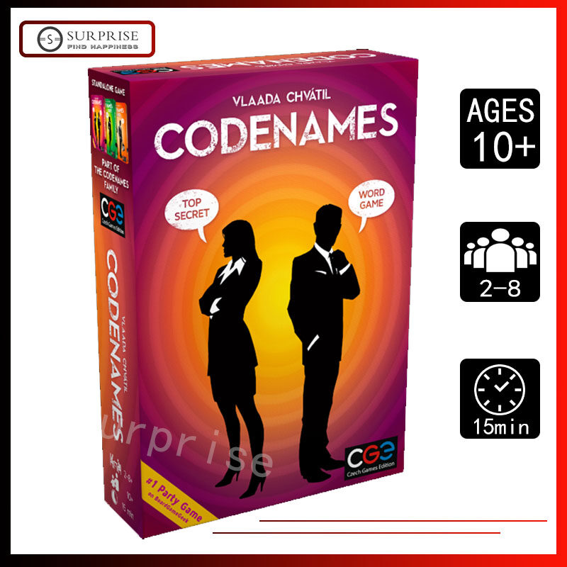 Codenames Board Game Card Confidential Action Code Board Game Toys for Vhildren 