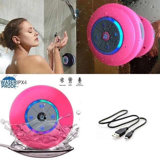 High Quality Wireless Bluetooth Speaker Portable Waterproof Shower Speaker Hands-Free Car For Iphone Ipod Android Phones Mp3