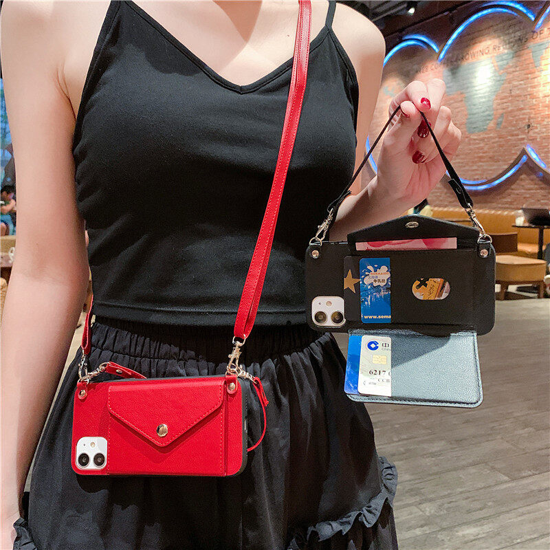 Multi-function Wallet Phone Case For Xiaomi Redmi Note 9 Redmi Note 8 Pro Redmi Note 9 Pro Redmi Note 5 Pro Redmi Note 7 Redmi Note 8 Women's Fashion Classic Leather Cross body Card Bag Back Cover