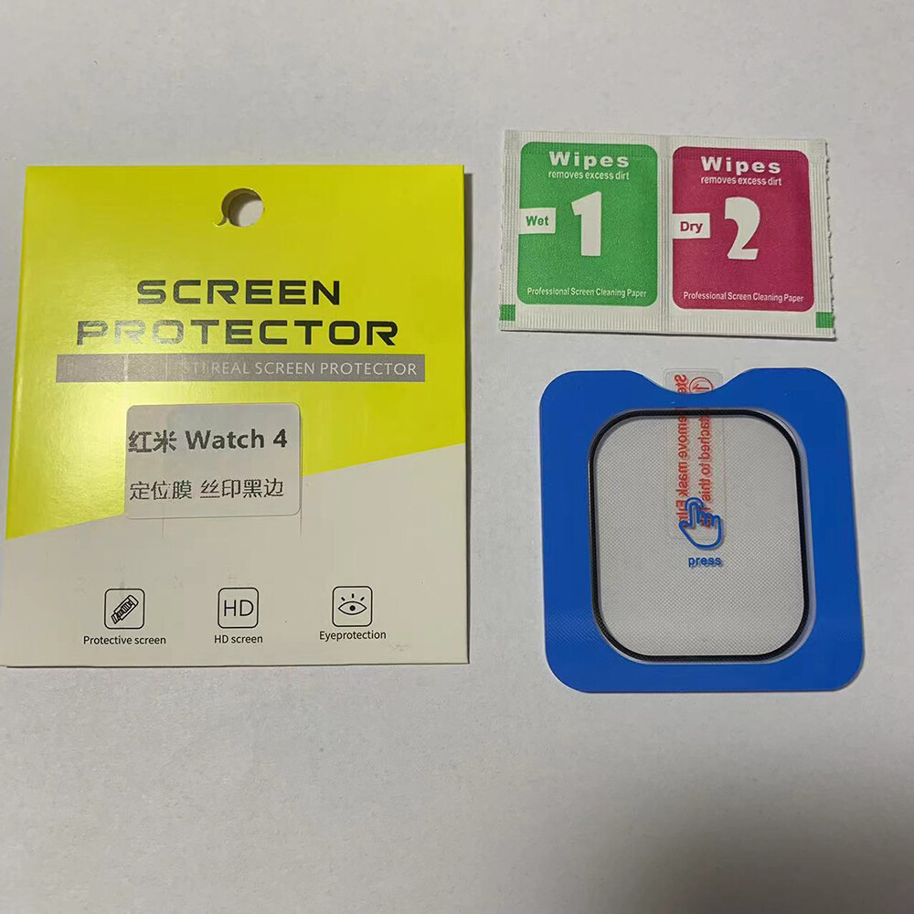 For Redmi Watch 4 tempered glass screen protector Easy to install 2024 new clear film