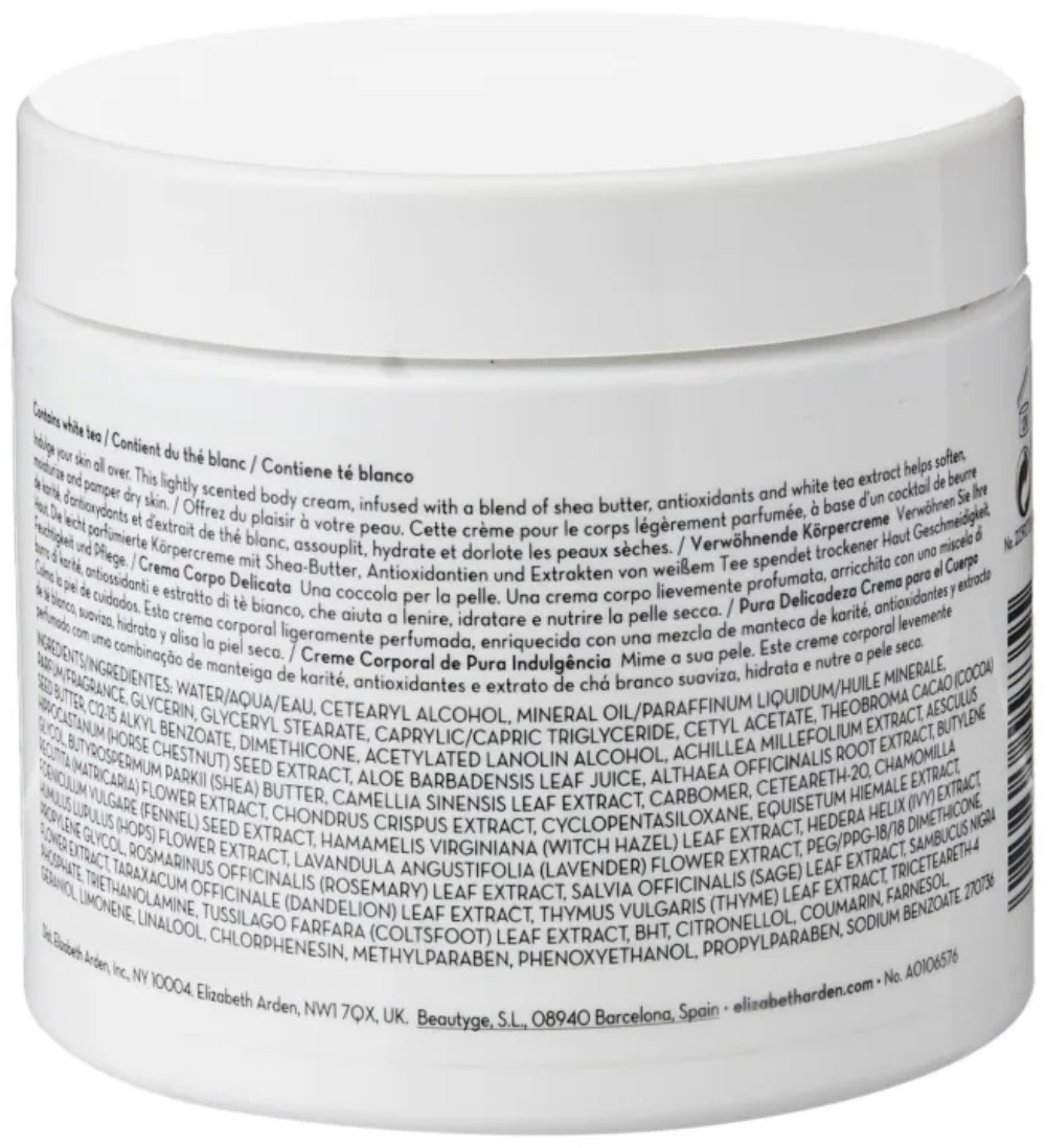 Elizabeth Arden White Tea Pure Indulgence Body Cream 400ml