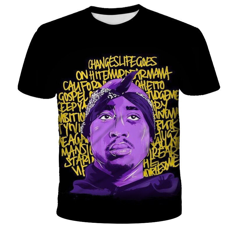 purple 2pac shirt