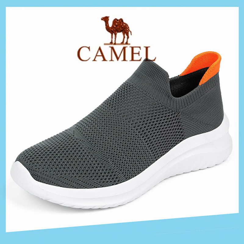 Camel Đôi giầy đen Giày nam giày thể thao giày chạy bộ Camel giầy