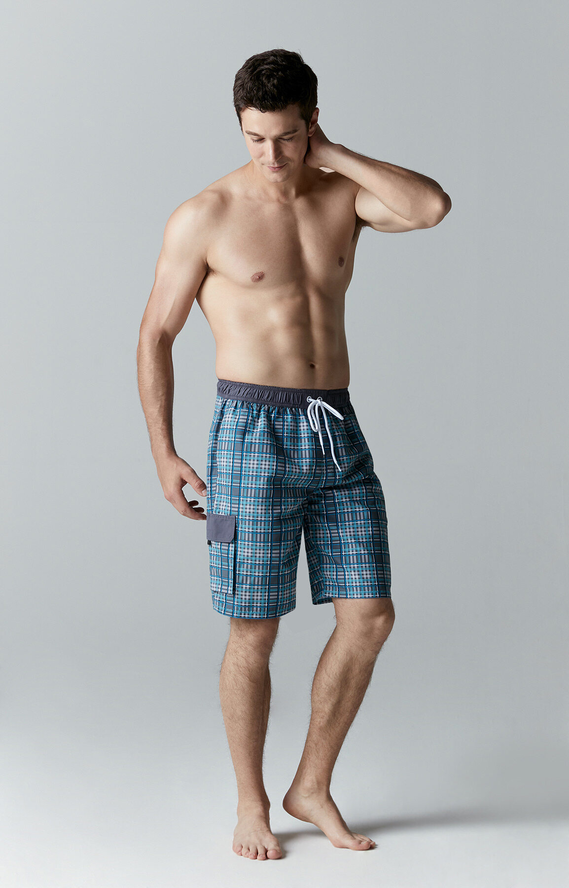 Boys Swim Trunks 12-14 Large Bathing Suit Lined Board Shorts Beach Pockets New