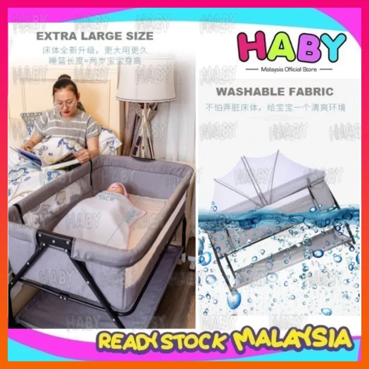 extra large travel cot bed
