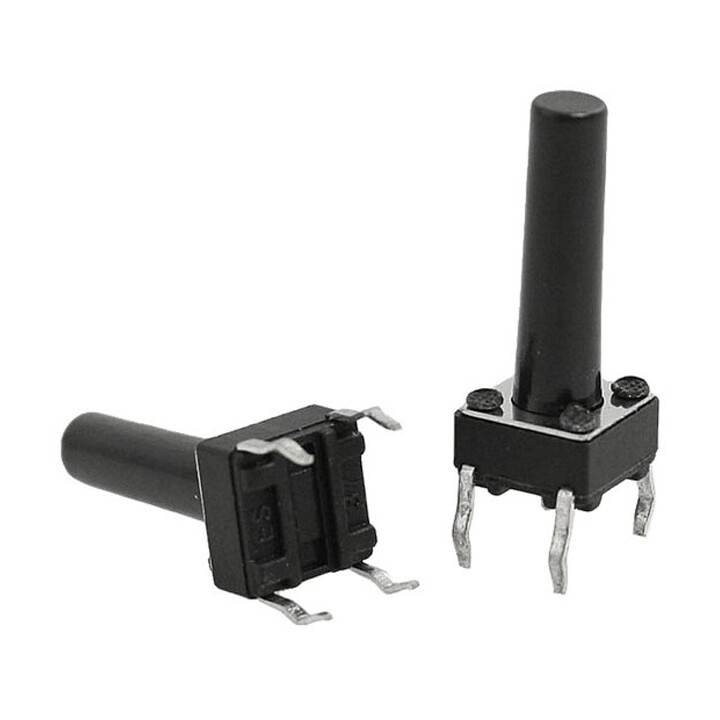 Nút Nhấn 4 Chân (Công Tắc 4 Chân) 6x6mm Các Loại