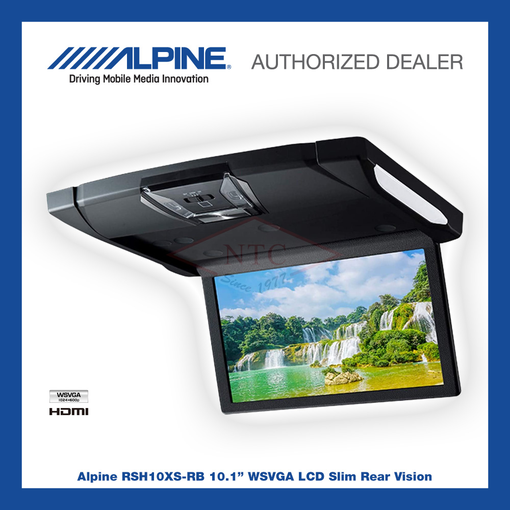 ALPINE Car Audio RSH10XS-R-B 10.1 inch 