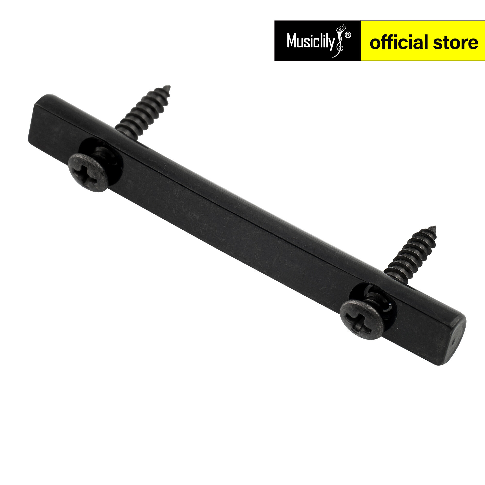 Musiclily Pro 48mm Brass Guitar String Retainer Bar String Trees String Guides for Floyd Rose Double Locking Tremolo Bridge System