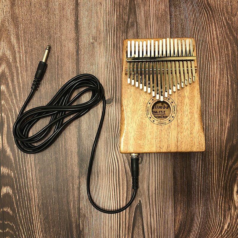 Cable 17 Key Kalimba African Solid Mahogany Thumb Finger Piano Sanza 17 Key Solid Wood Kalimba Mbira Thumb Free Shipping Kalimba Malaysia