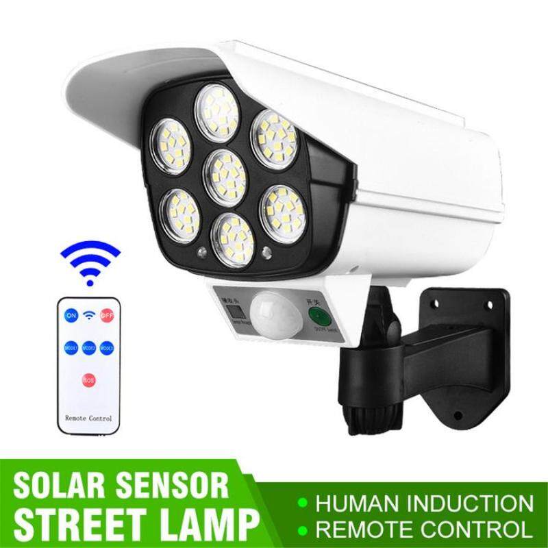 Camera An Ninh Giả Mạo Đèn LED Cảm Ứng Cơ Thể Con Người Sử Dụng Năng Lượng Mặt Trời Cho Sân Vườn Ngoài Trời