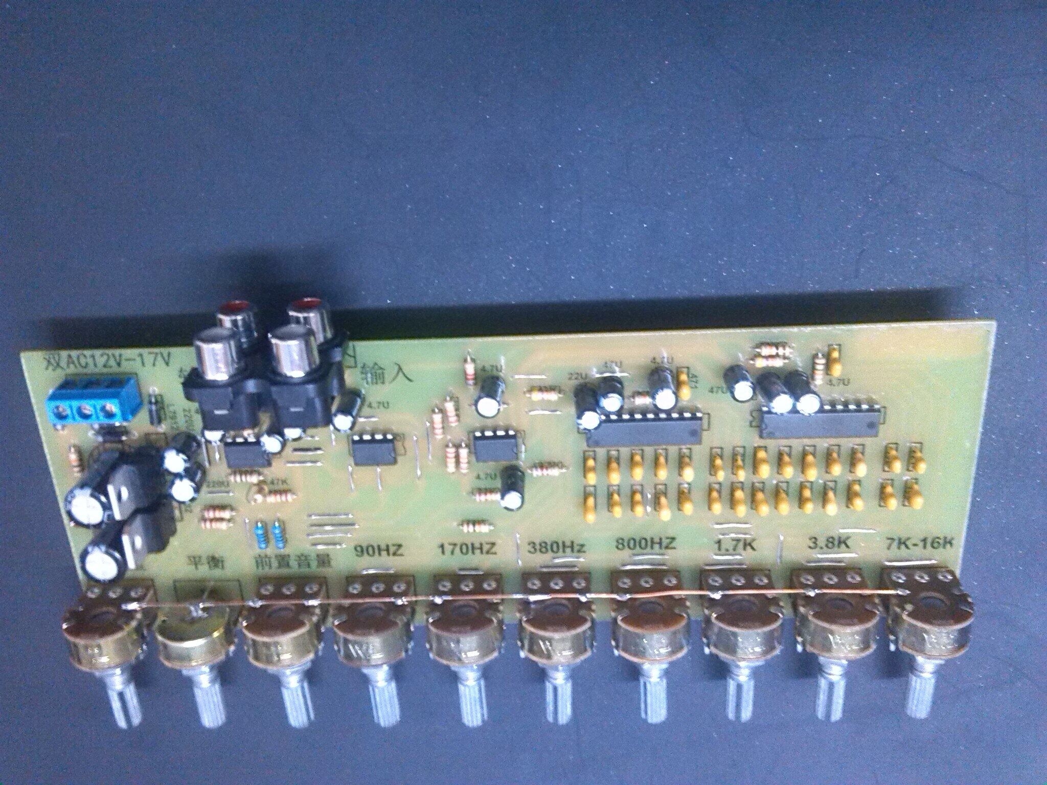 เครื่องขยายเสียงไฮไฟ Preamplifier Volume Tone EQ Control Board