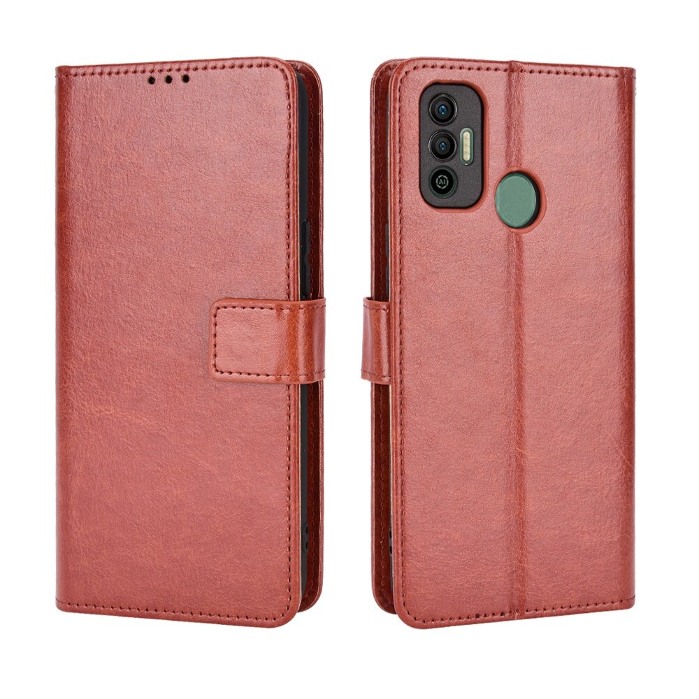 For tecno spark 7 / spark 7t casing pu leather wallet tecno spark 7t spark7 case stand holder flip cover