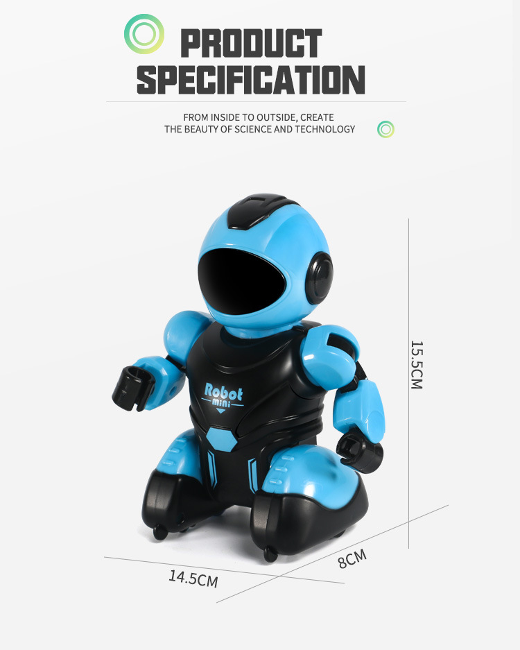 TOYSMARS Intelligent robot programming infrared remote control robot toys for children Birthday gift Christmas gift boy gift girl gift
