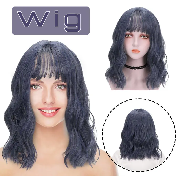 blue wig lazada