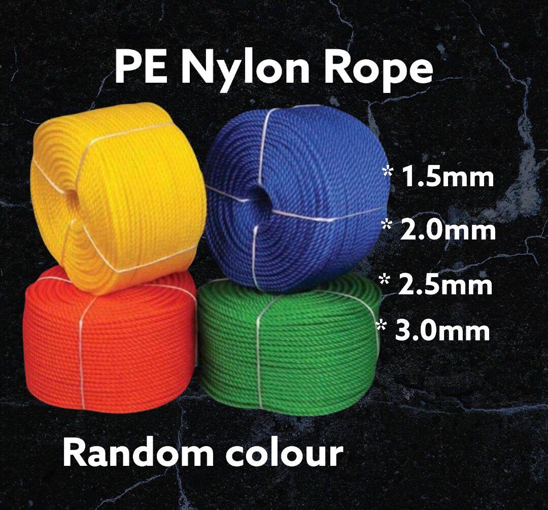 Polyethylene Nylon Rope/Tali Nilon polietilena/聚乙烯尼龙绳 1.5mm,2mm,2.5mm ...