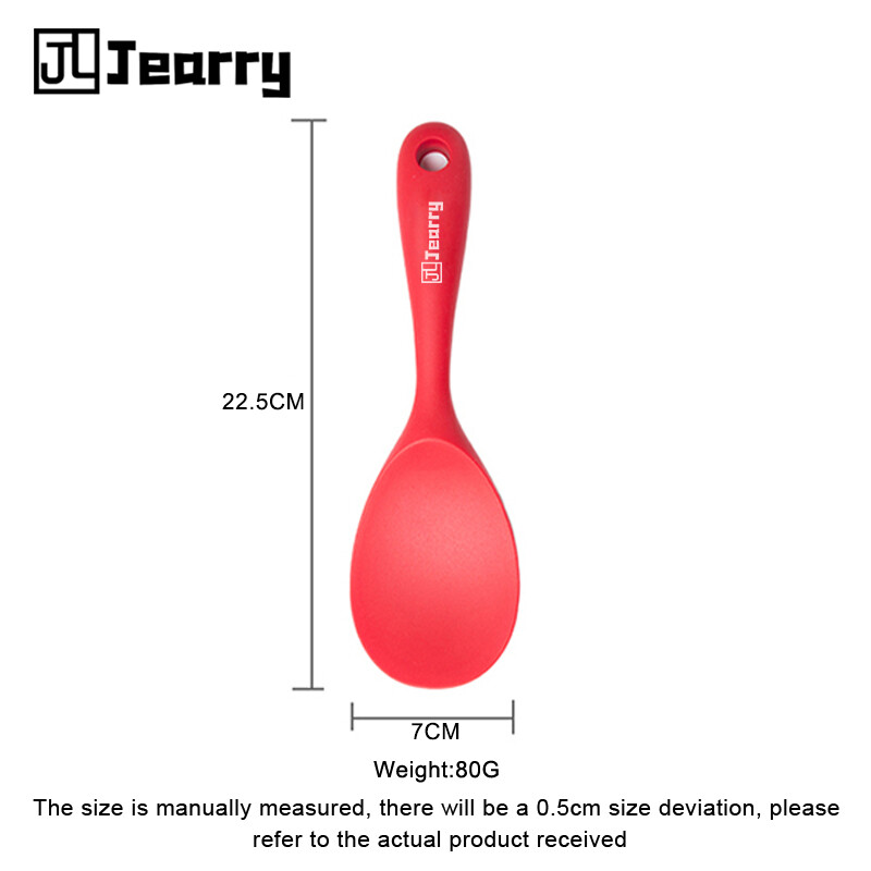 Jearry Muỗng cơm Silicone muỗng ăn Chất Lượng Cao gạo lức chảo thức ăn chịu nhiệt loại dụng cụ nhà bếp Silicone