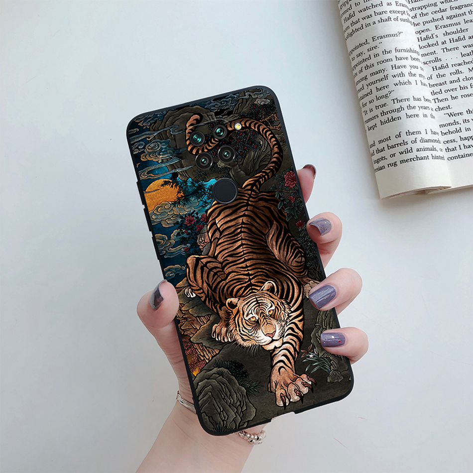 Ốp Cho Xiaomi Redmi Note 9 /Note 9 Pro/ Note 9S Ốp Điện Thoại Vẽ Rồng Rắn Ngầu Bằng Silicon Mềm