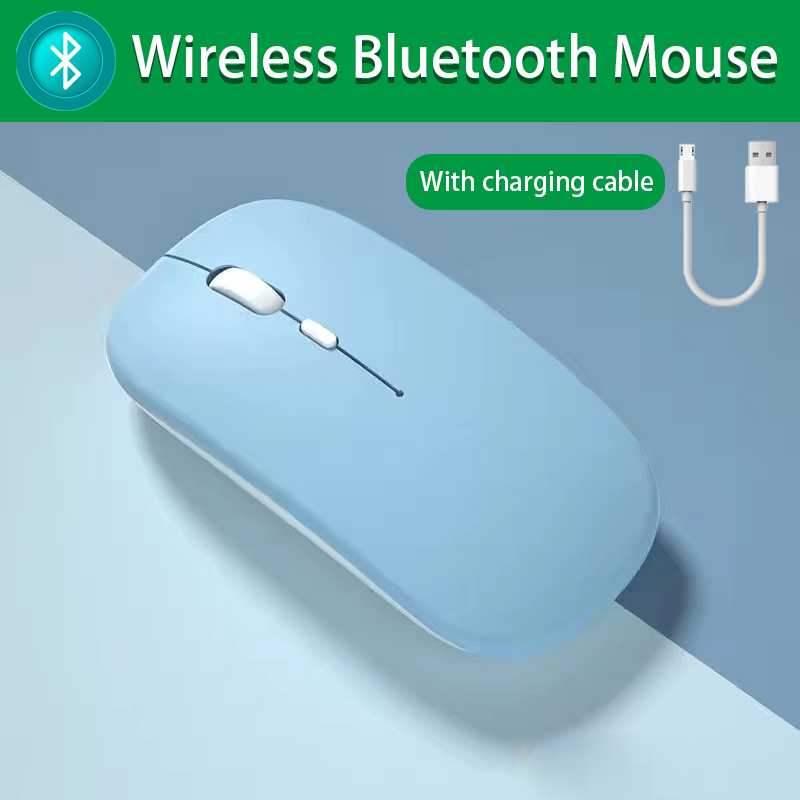 Chuột bluetooth không dây cho ipad/Macbook máy tính xách tay bluetooth chuột 2.4GHz không dây quang có thể sạc lại chuột siêu mỏng im lặng chuột cho PC/máy tính xách tay/điện thoại/máy tính bảng