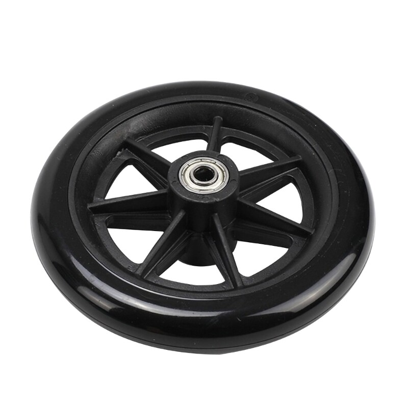 Bánh Trước Xe Lăn 6/8 Inch Bánh Xe Thay Thế Thông Dụng Bánh Lốp Đặc Chống Mài Mòn Trơn Tru Dễ Lắp Đặt