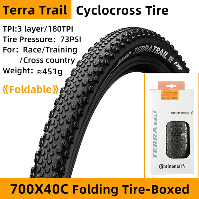 Tire 700x35c Pneu Continental Cyclocross Speed Ride 700x35c Pneu