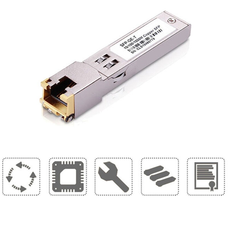 SFP Module RJ45 Switch Gbic 10/100/1000 Connector SFP Copper RJ45 SFP ...