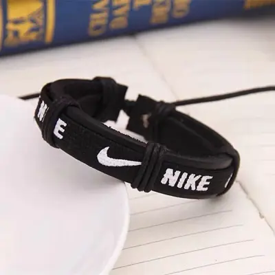 PVE122 Trendy Fashion Personality Retro Sports Adidas Bracelet Male and Female Student Couple All-match Braided Bracelet Jewelry [Posted on February 24]