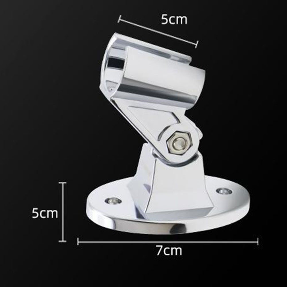 Shower Holder Adjustable Shower Sprinkler Holder Fixed Base Perforated Universal Microphone Holder Seat