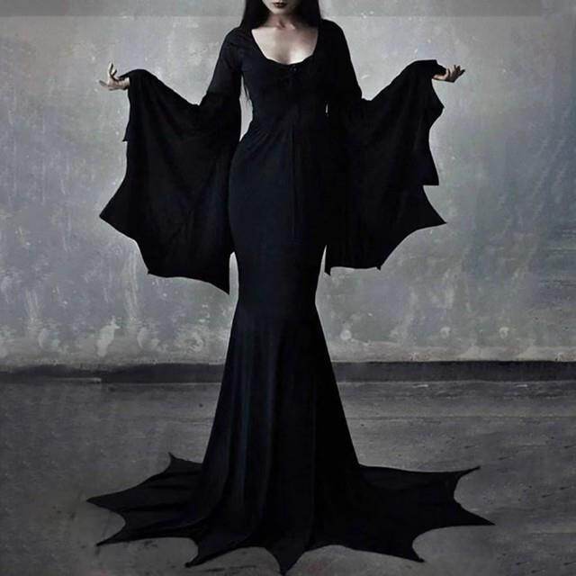 Women Vampire Bat Dress Costume Adult Cosplay Jumpsuit Halloween Outfit Masquerade Party Animals Cosplay Costume Gothic Horror